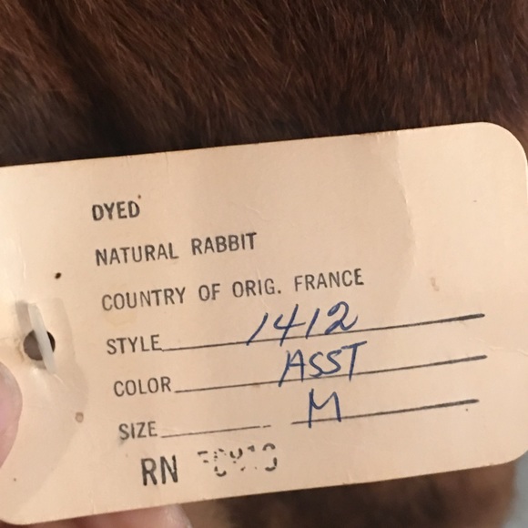 Vintage Full Length Real Rabbit Fur Coat - Picture 5 of 6